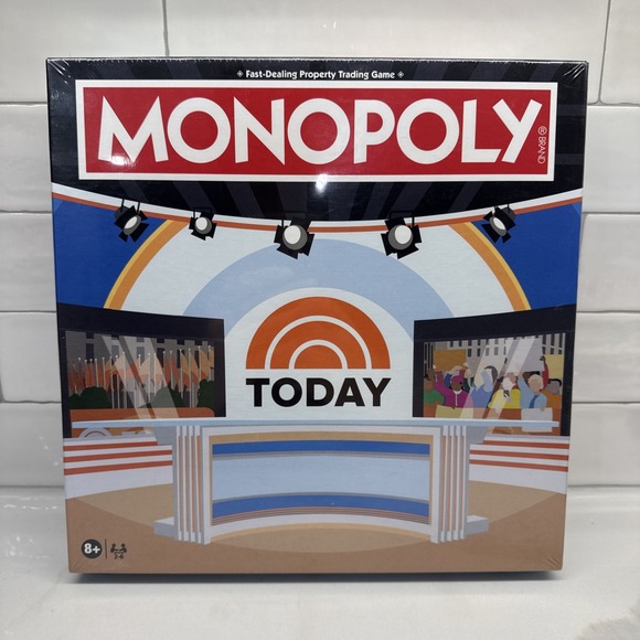 Hasbro Other - Monopoly TODAY Show Board Game NBC The Op Games 2025 New Factory Sealed FastShip